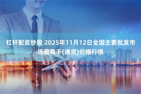杠杆配资炒股 2025年11月12日全国主要批发市场葡萄干(通货)价格行情