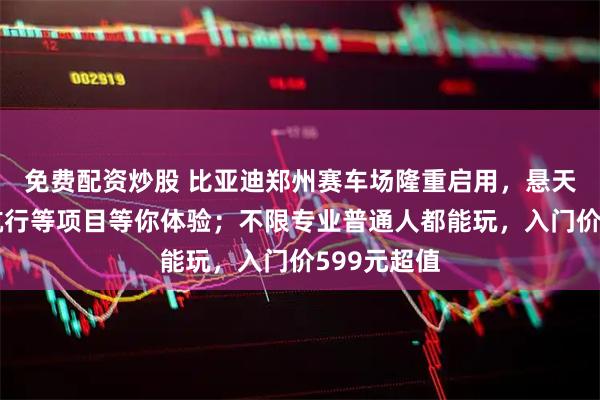 免费配资炒股 比亚迪郑州赛车场隆重启用，悬天沙坡浮水航行等项目等你体验；不限专业普通人都能玩，入门价599元超值